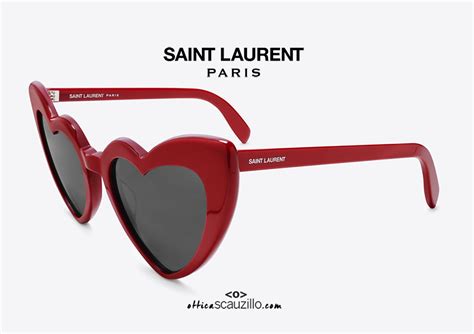 blickers yves saint laurent cuore|Saint Laurent Sunglasses .